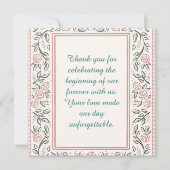 Heute beginnt die Ewigkeit Dankeskarte (Vorderseite)