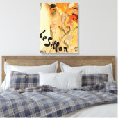 HEUTE BEST!FRANZÖSISCHE GARTEN FAIRY POSTERART LEI LEINWANDDRUCK (Insitu (Schlafzimmer))