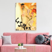 HEUTE BEST!FRANZÖSISCHE GARTEN FAIRY POSTERART LEI LEINWANDDRUCK (Insitu (Wohnzimmer))