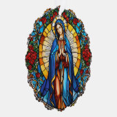 Heute betete ich für dich Custom St. Mary Ornament Karte (Rechts)