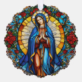 Heute betete ich für dich Custom St. Mary Ornament Karte (Vorderseite)