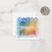 *~* HEUTE? Beziehung AP62 flache Note Card Mitteilungskarte (Vorderseite/Rückseite Beispiel)