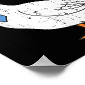 Heute bin Ernst Goose Necktie Funny Work Meme Men Poster (Ecke)