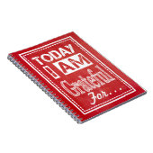 "Heute bin ich dankbar für…" Notizblock (Rechte Seite)