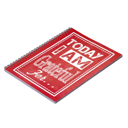 "Heute bin ich dankbar für…" Notizblock (Linke Seite)