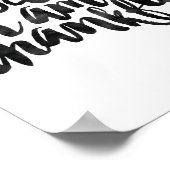 Heute bin ich dankbar poster (Ecke)