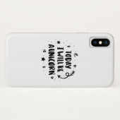 Heute bin ich ein Einhorn Case-Mate iPhone Hülle (Rückseite (Horizontal))