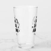 Heute bin ich ein Einhorn Glas (Links)