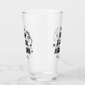 Heute bin ich ein Einhorn Glas (Rechts)