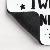 Heute bin ich ein Einhorn Mousepad (Ecke)