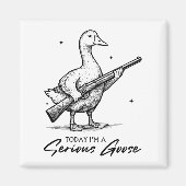 Heute bin ich ein ernster Gänsehiebhaber, der mit  Magnet (Vorne)