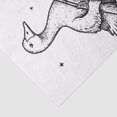 Heute bin ich ein ernster Gänsehiebhaber, der mit Seidenpapier (Ausschnitt)