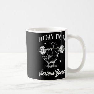 Heute bin ich ein ernstzunehmender Gänsehaut-Funny Kaffeetasse