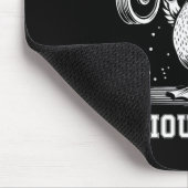 Heute bin ich ein ernstzunehmender Gänsehaut-Funny Mousepad (Ecke)