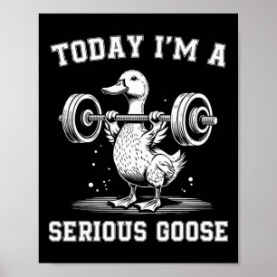 Heute bin ich ein ernstzunehmender Gänsehaut-Funny Poster