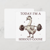 Heute bin ich eine ernste Gans (Vorne/Hinten)