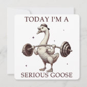 Heute bin ich eine ernste Gans (Vorderseite)