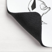 Heute bin ich eine ernste Gans Mousepad (Ecke)