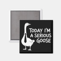 Heute bin ich eine ernsthafte Gans Lustiges Büroti