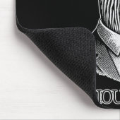 Heute bin ich eine ernsthafte Gänse Anzug Krawatte Mousepad (Ecke)