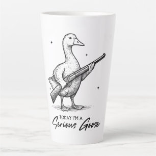Heute bin ich eine ernsthafte Gänseliebhaber-Gans  Milchtasse