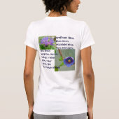 Heute bin ich glücklich T-Shirt (Rückseite)