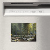 Heute bin ich klug zitieren Natur Landschaft Magnet (In Situ (Geschirrspüler))