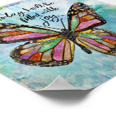 Heute bin ich mit Joy Poster ausgefüllt (Ecke)