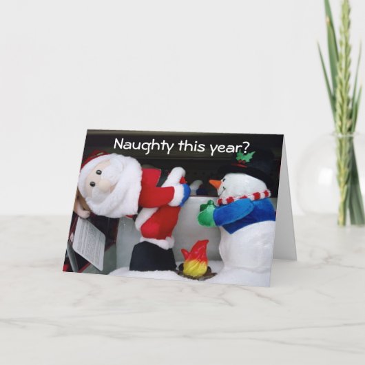 HEUTE? CHRISTMAS CARD FEIERTAGSKARTE (Vorderseite)