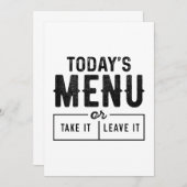 Heute Dankeskarte (Vorne/Hinten)