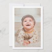 Heute der erste Geburtstag | Einladung (Rückseite)