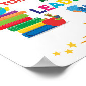 Heute ein Leser, morgen ein Leader für digitale Ku Poster (Ecke)