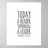 Heute ein Leser, morgen eine Führungskraft, Margar Poster (Vorne)