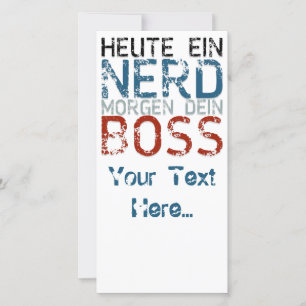 Heute ein Nerd, morgen dein Boss