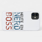 Heute ein Nerd, morgen dein Boss Case-Mate iPhone Hülle (Rückseite (Horizontal))