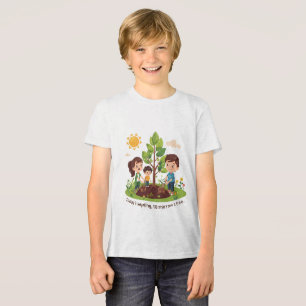 Heute ein Schössling, morgen ein Baum - Tag der Fa Tri-Blend Shirt