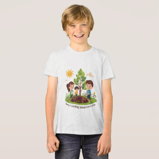 Heute ein Schössling, morgen ein Baum - Tag der Fa Tri-Blend Shirt