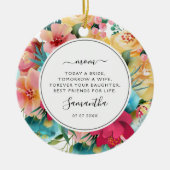 Heute eine Brautmutter des Fotos der Braut Keramik Ornament (Vorne)