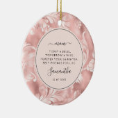 Heute eine Brautmutter des Fotos Florals Keramik Ornament (Rechts)