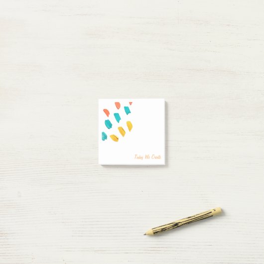 Heute erstellen wir - Post-It-Notes Post-it Klebezettel (Auf Schreibtisch)