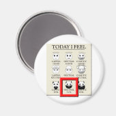 Heute fühle ich mich als neutrales Böse Magnet (Vorderseite/Rückseite)