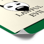 Heute fühle ich mich chaotisch gut poster (Ecke)