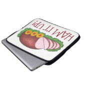 HEUTE! Funny Feinschmecker Weihnachtsfeiertag Glaz Laptopschutzhülle (Vorne Knopf)