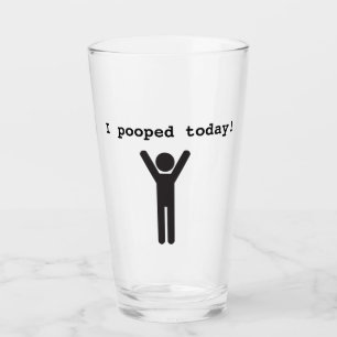 Heute gekackt glas