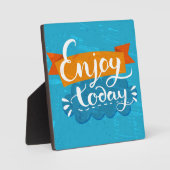 Heute genießen fotoplatte (Vorderseite)