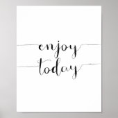 Heute genießen poster (Vorne)