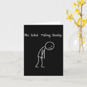 Heute gibt es kein Fahrrad mehr Karte (Gelbe Blume)