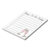 Heute gibt es unglaublich rosa Champagnerbride Notizblock (Rotiert)