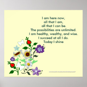 Heute glänze ich poster