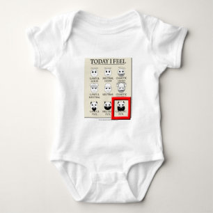 Heute glaube ich chaotischem Übel Baby Strampler